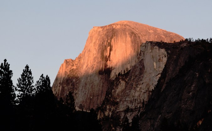 Mountain, sky, light